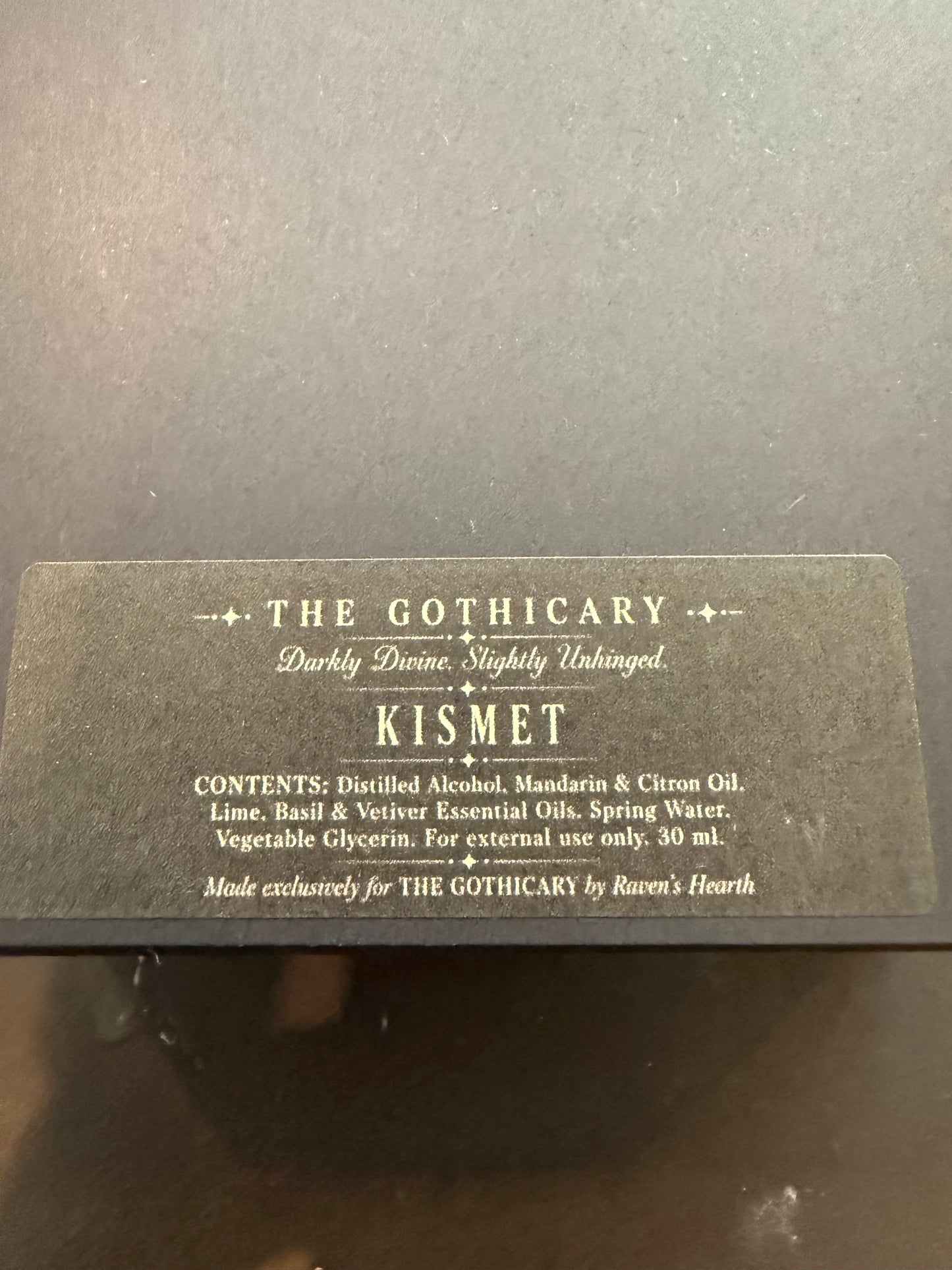 The Gothicary Perfume Collection