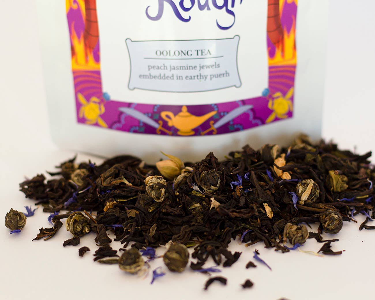 Diamond in the Rough Jasmine Peach Oolong Tea