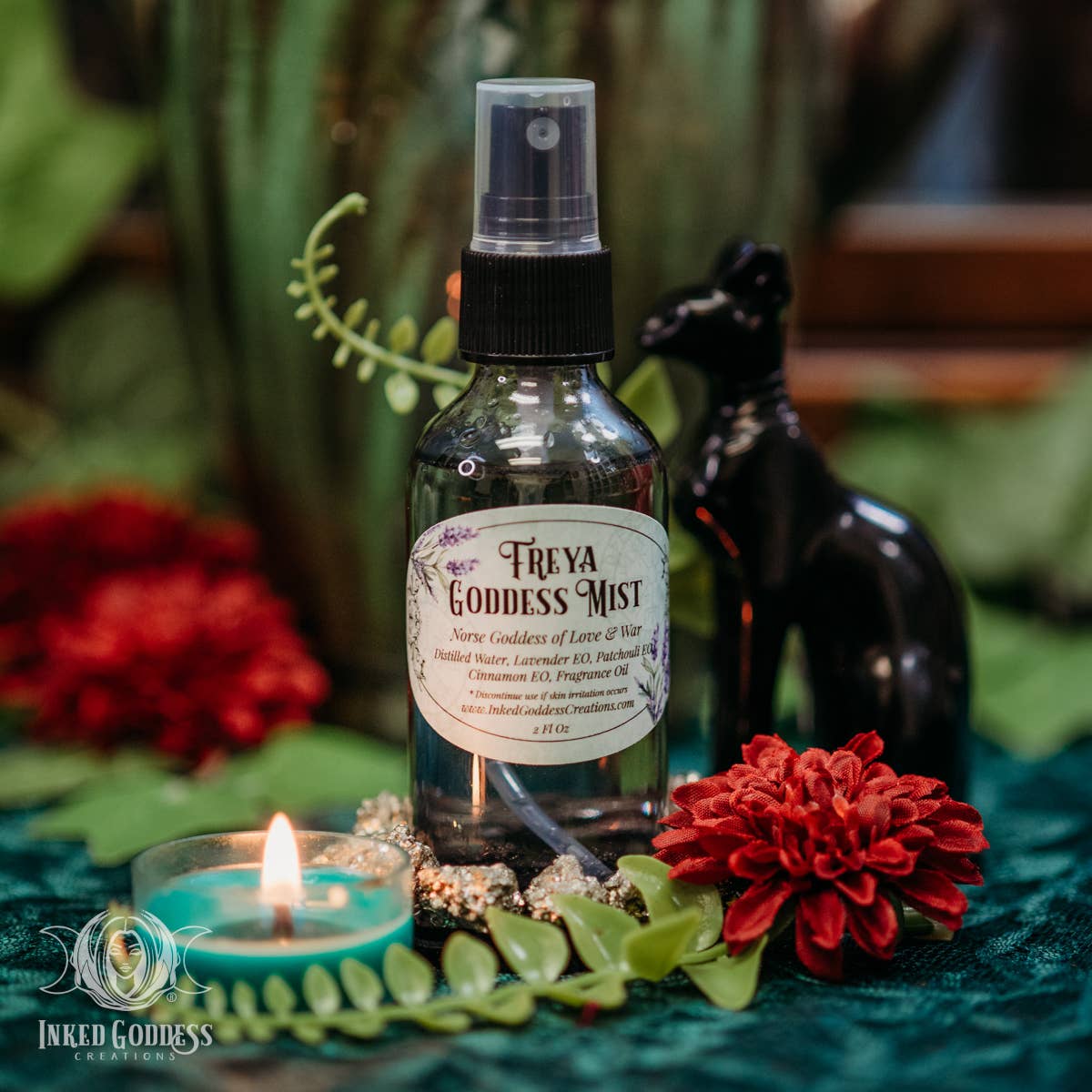 Freya Goddess Mist for Strength, Love, Divination and Magick