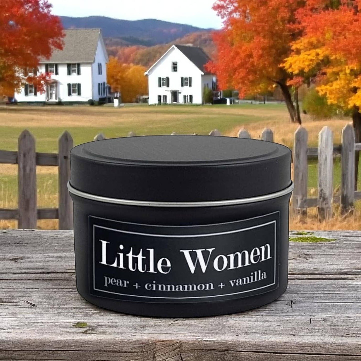 Little Women 4oz Candle - Anjou Pear + Cinnamon + Vanilla