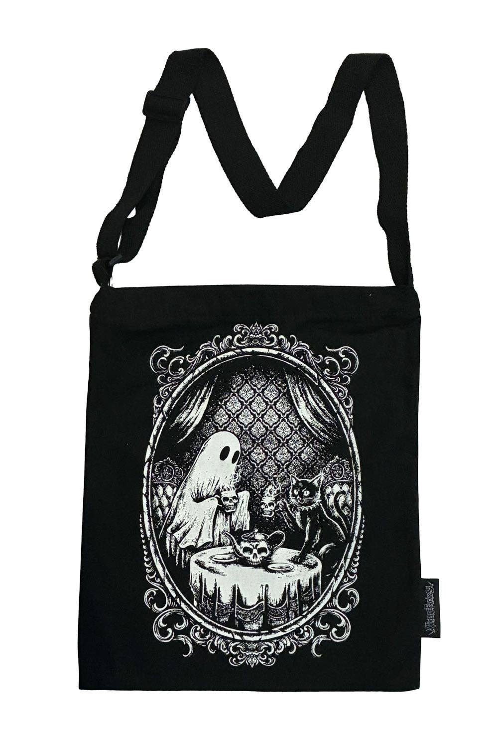 Shoulder Sling Zipper Tote Bag
