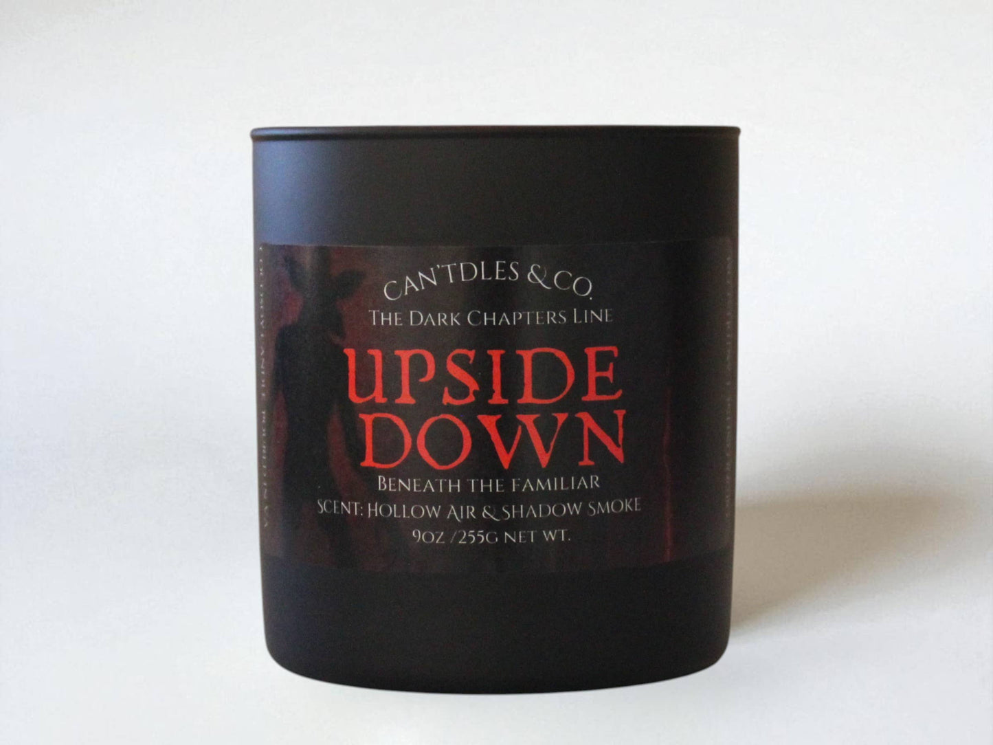 Upside Down Horror Candle – Smoky Supernatural Gothic Scent