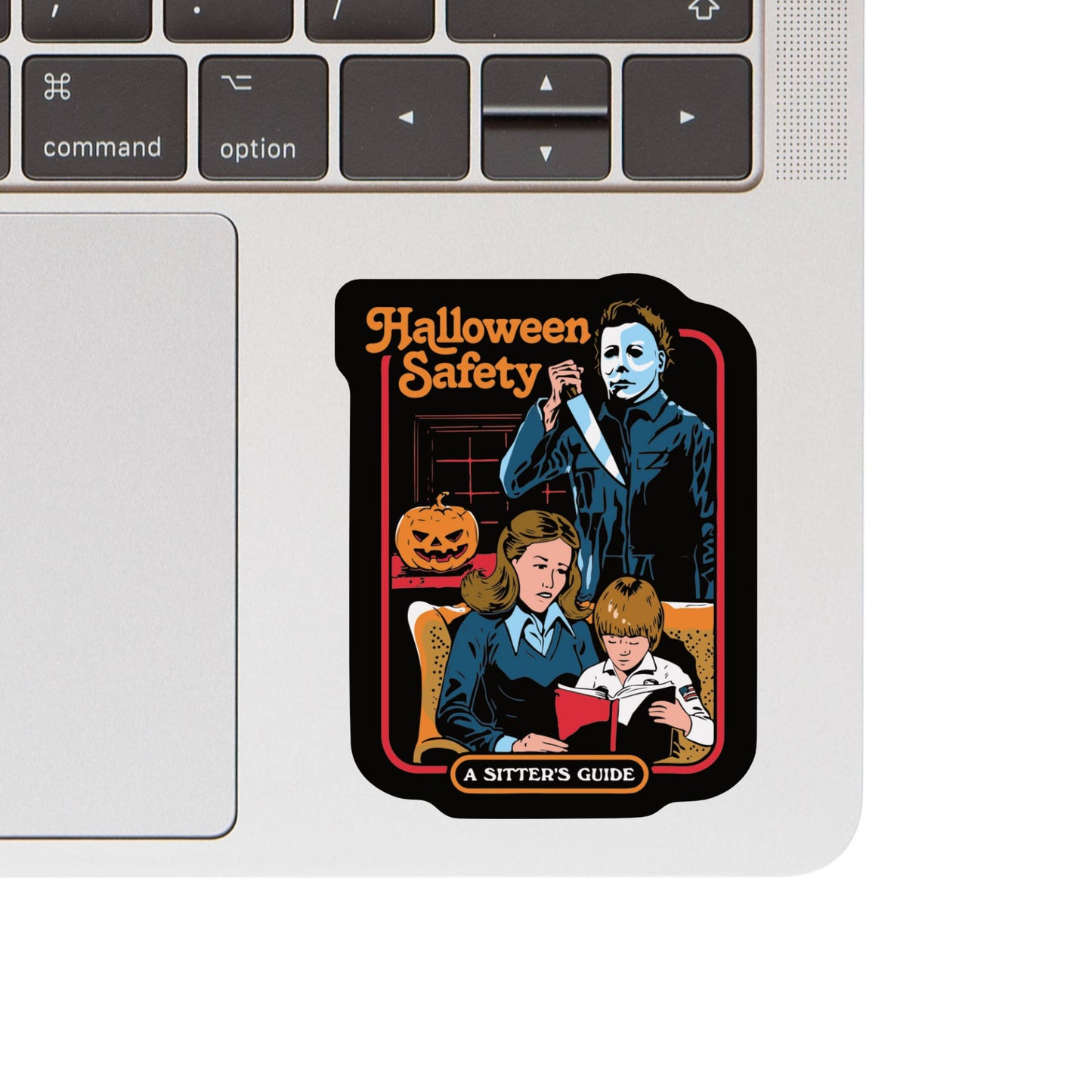 Halloween Retro Horror Safety High Quality Vinyl Sticker