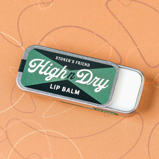 High N Dry Lip Balm | Funny Old School Tin