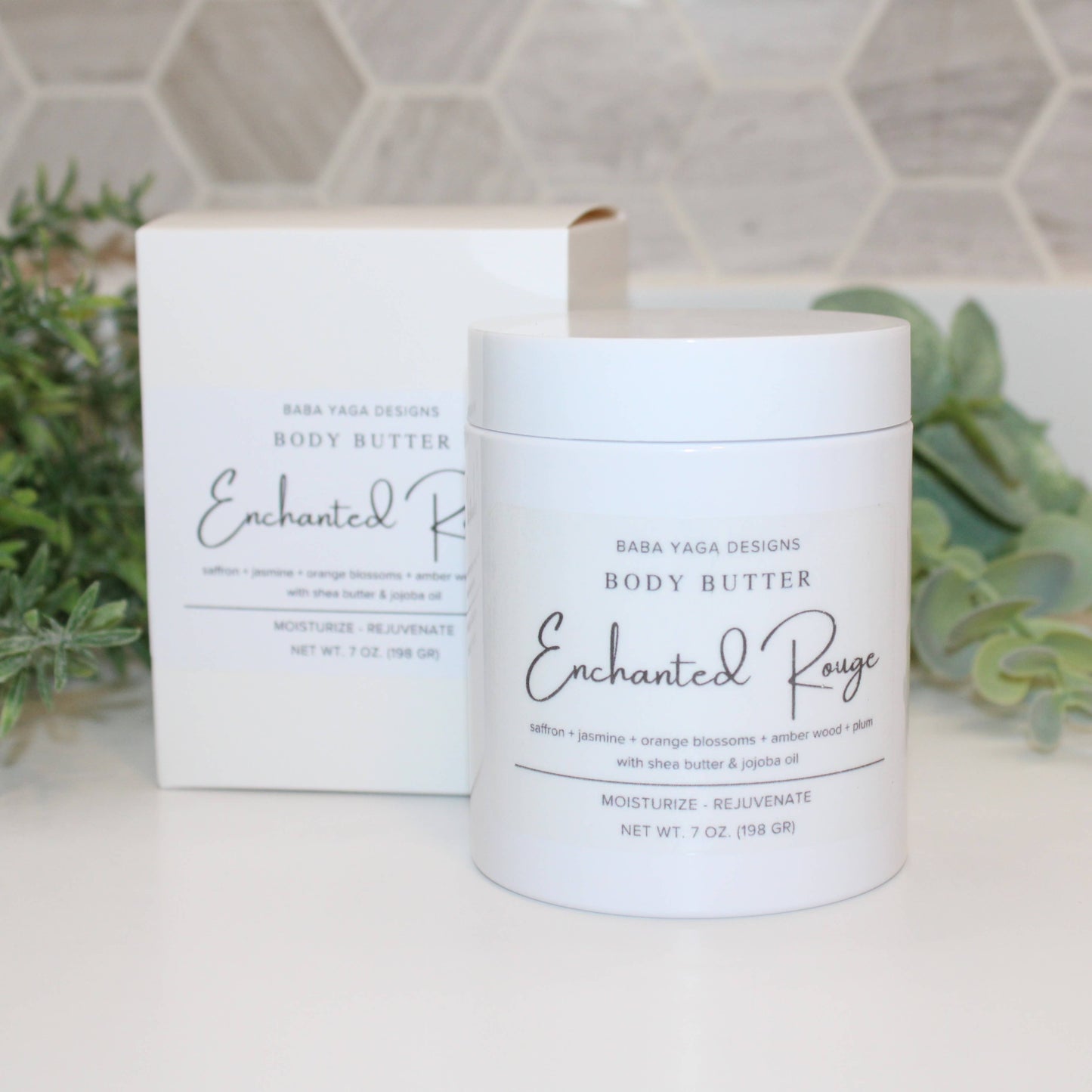 Enchanted Rouge Body Butter 7 oz, Baccarat 540 Non-Greasy