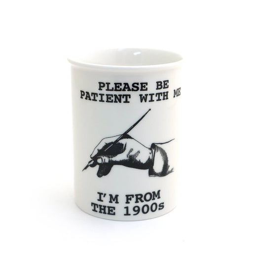 From the 1900s Pen and pencil cup, funny birthday gift Gen X
