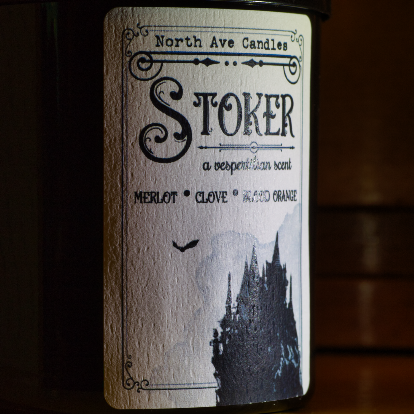 Bram Stoker Candle / Book Candle / Bookstore Sidelines