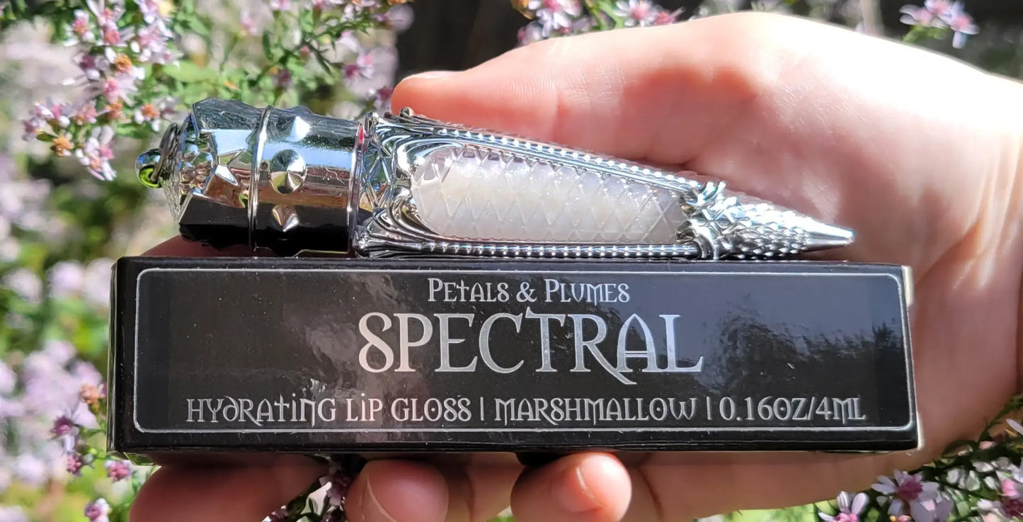 Spectral Lip Gloss | marshmallow | iridescent rainbow |