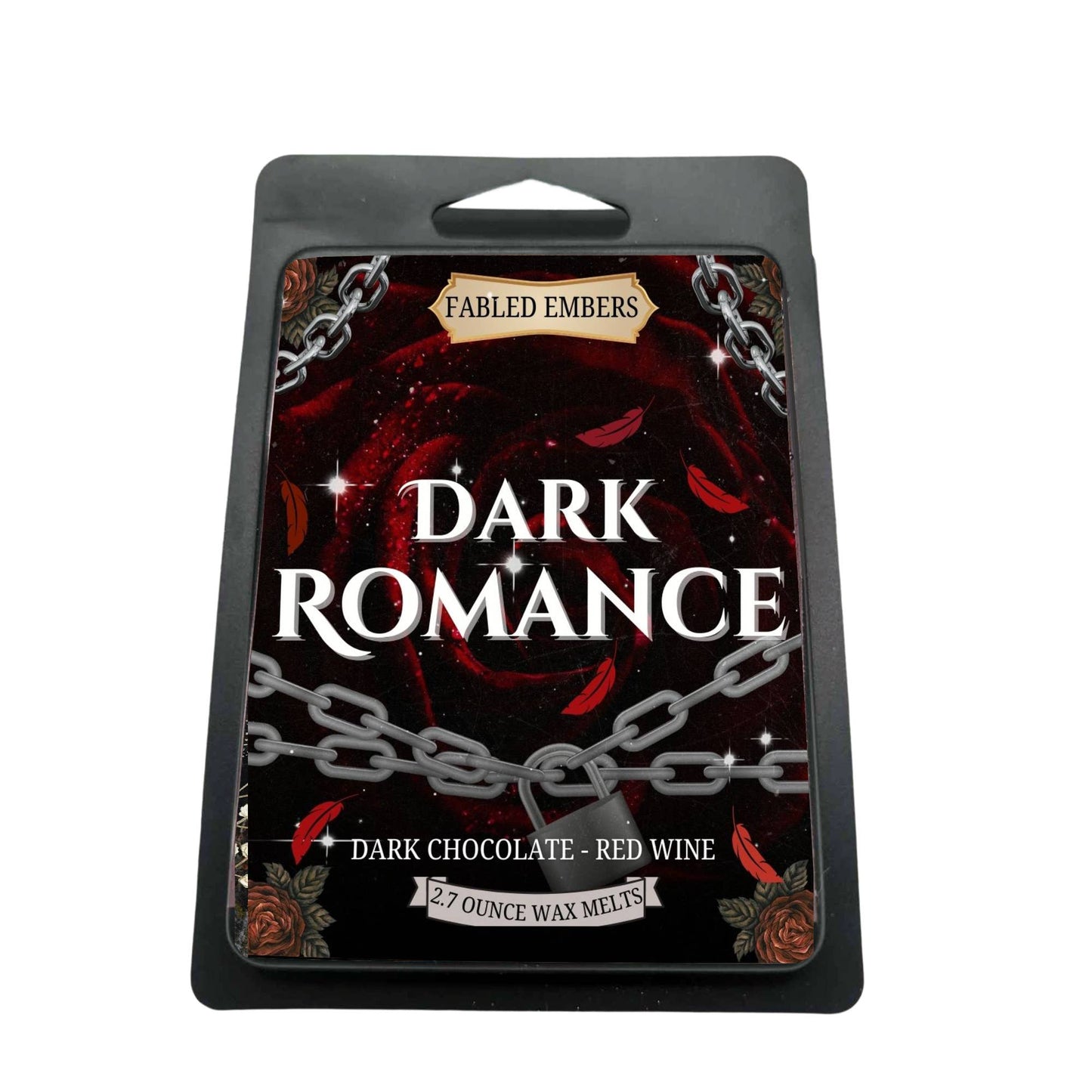 DARK ROMANCE bookish wax melts | wine and chocolate