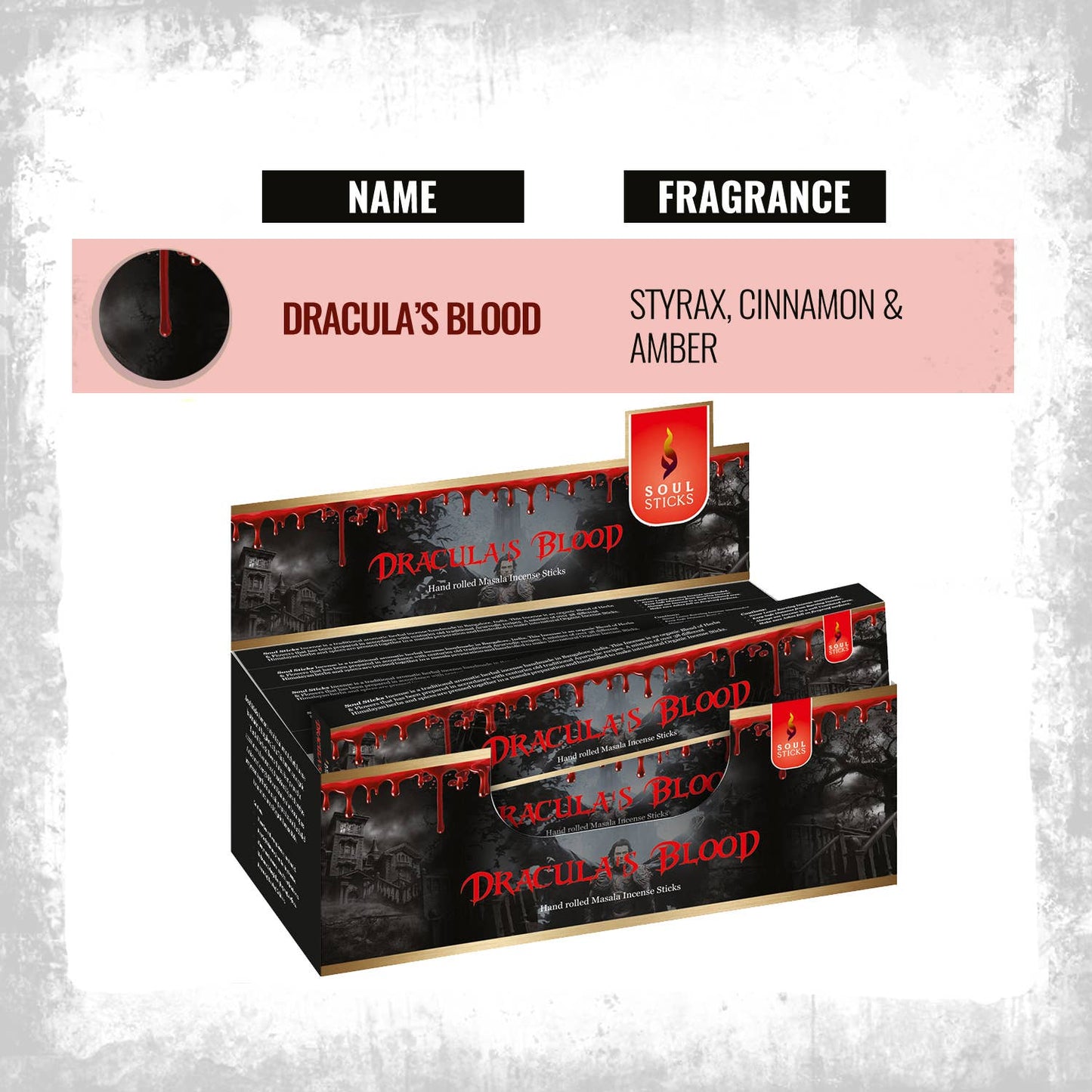 Masala Incense Sticks - Soul Sticks Dracula's Blood