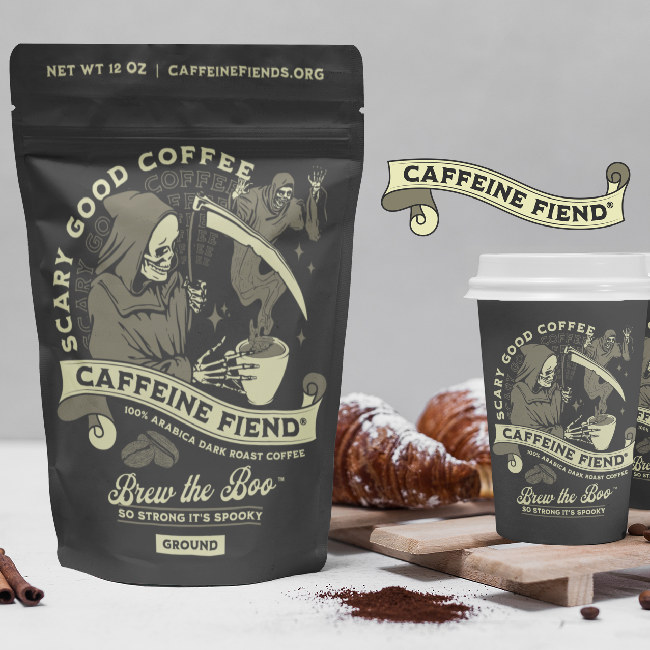 Caffeine Fiend®  — 100% Arabica Dark Roast Coffee (ground)