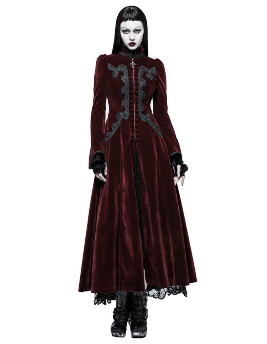 Y776 - Gothic Palace Swallow Tail Long Dress