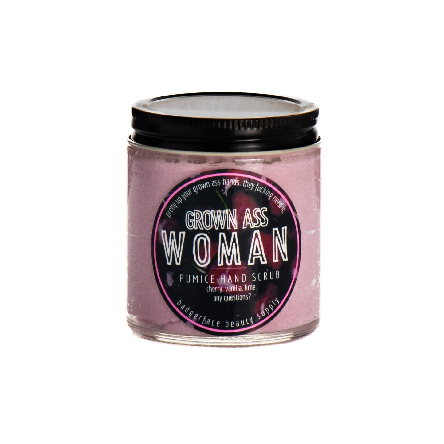 Grown Ass Woman Hand Scrub. Cute Gift for Gardeners.