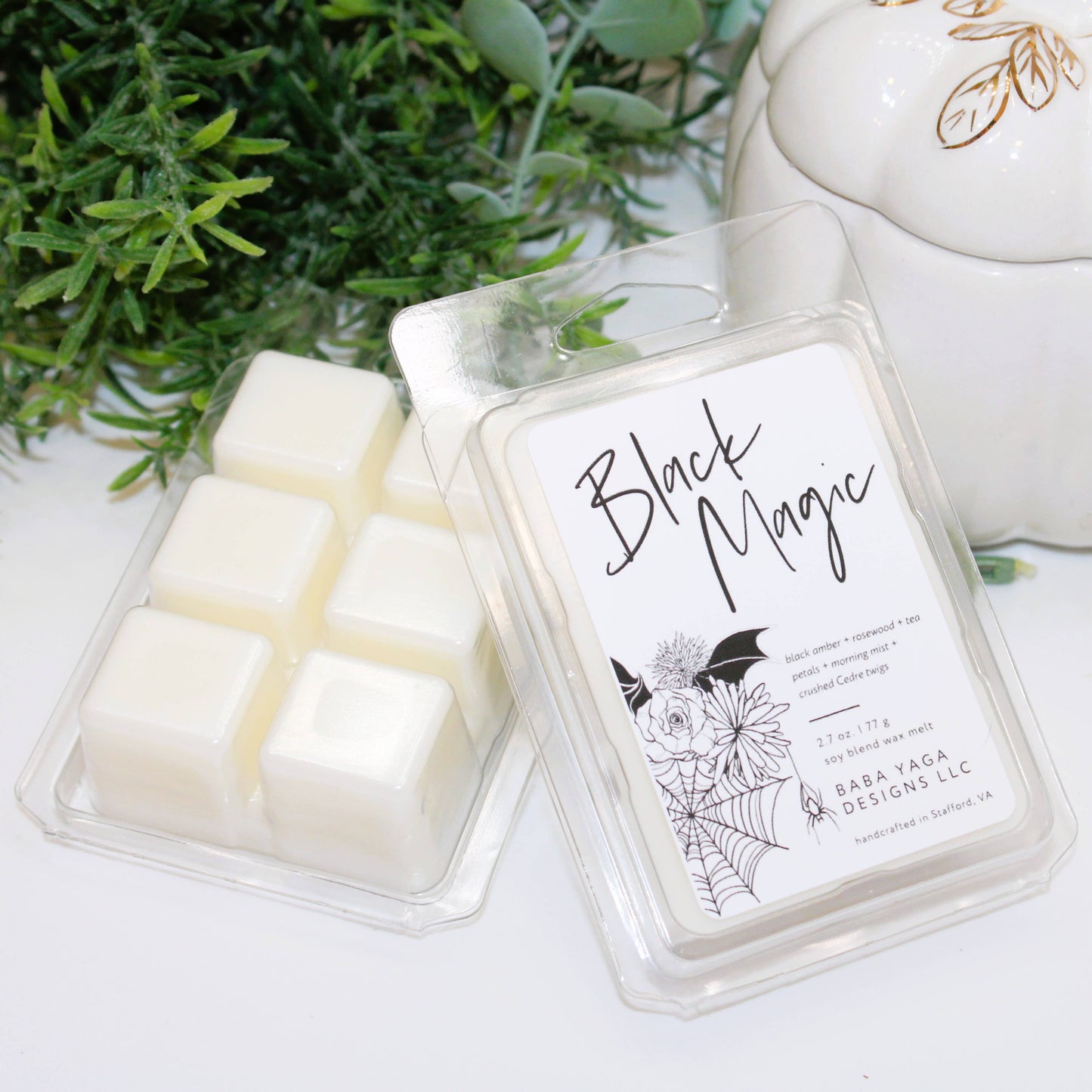 Black Magic Soy Wax Melts Witchy Spiritual Autumn Fall Scent