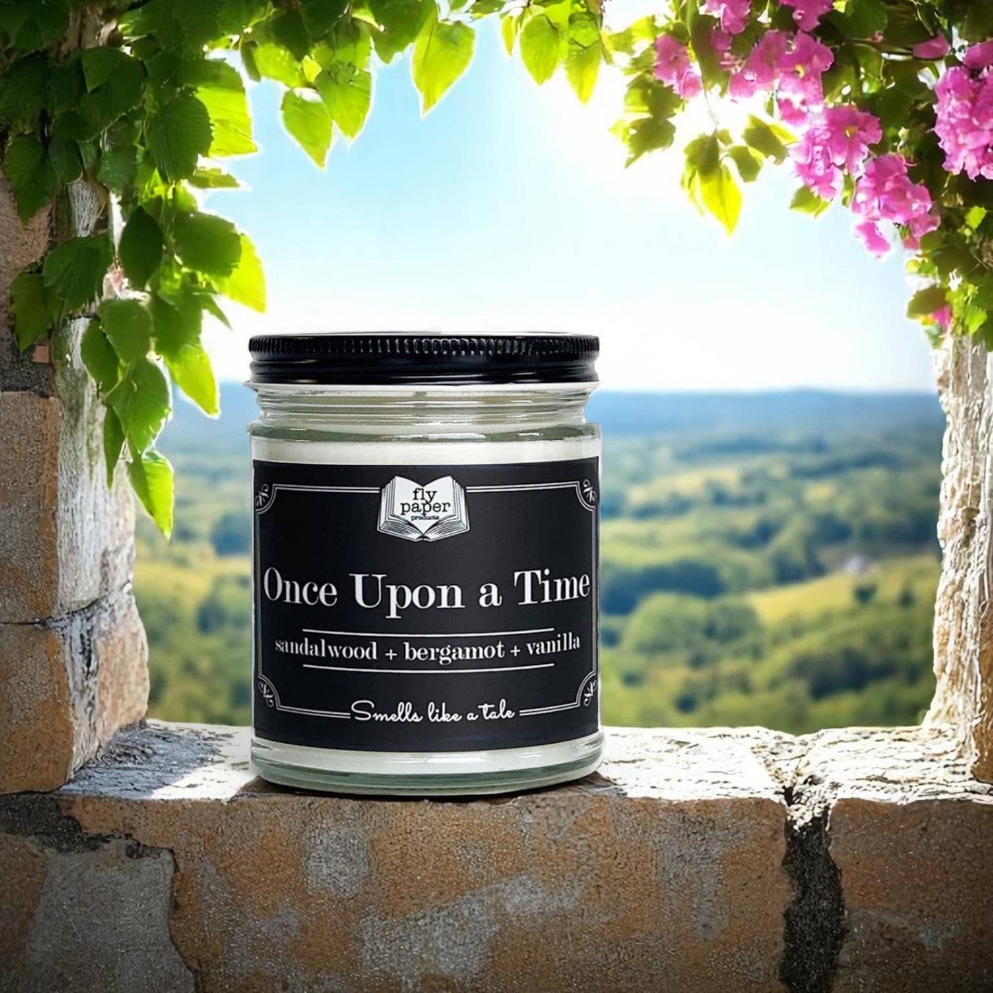 Once Upon a Time 9oz Candle Sandalwood + Bergamot + Vanilla
