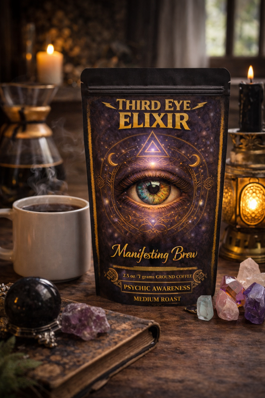 Third Eye Elixir – Medium Roast Ritual Coffee (2.5 oz) Psychic Awareness Blend