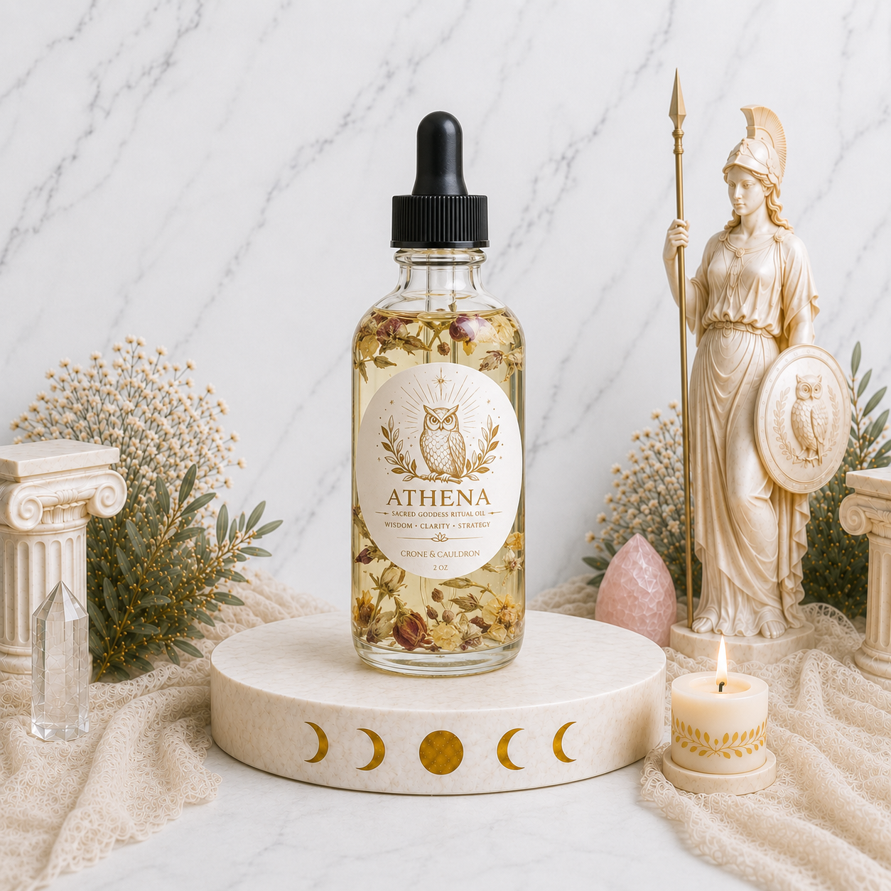 Sacred Goddesss - Athena's Wisdom Ritual Oil (2 oz)