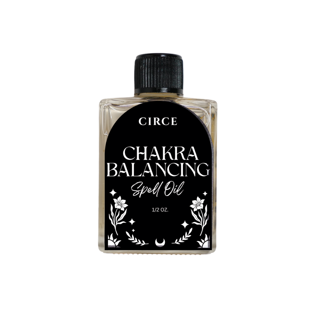 Chakra Balancing Spell Oil - Energy Alignment