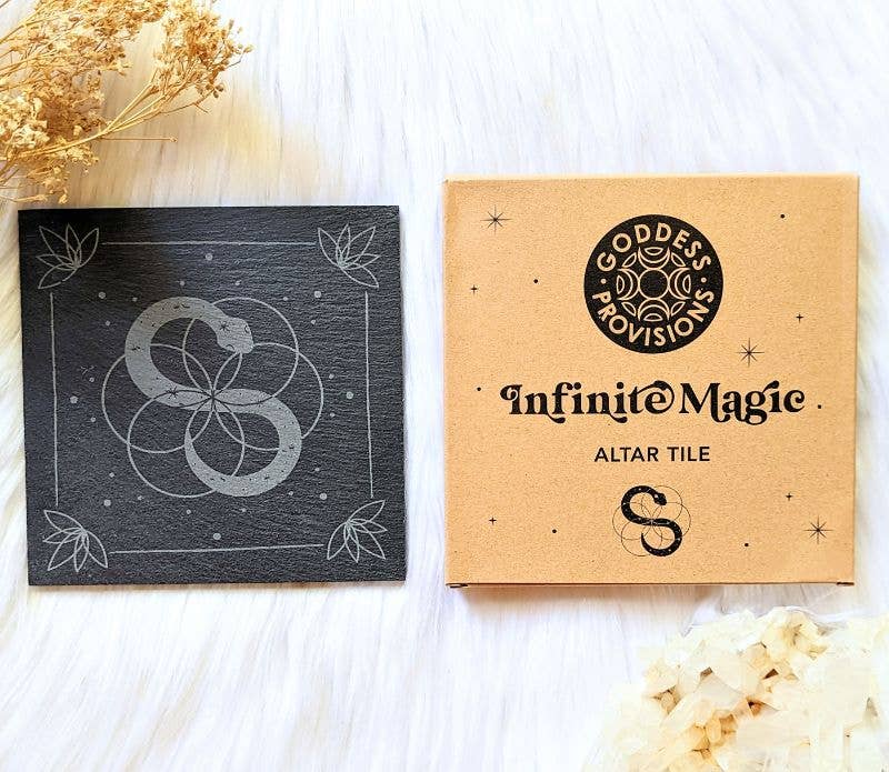 Infinite Magic Altar Tile - Slate, Ritual Tool, Altar, Spell