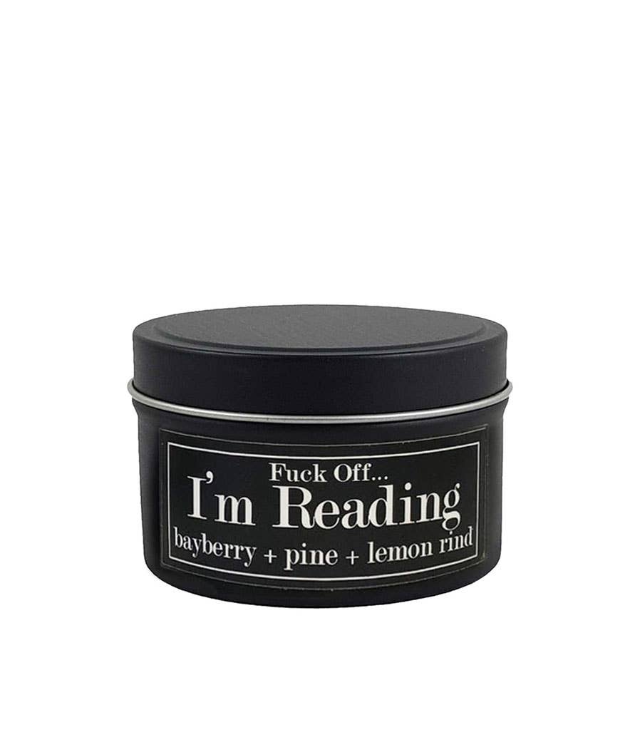 F... Off I'm Reading 4oz Candle Bayberry + Pine
