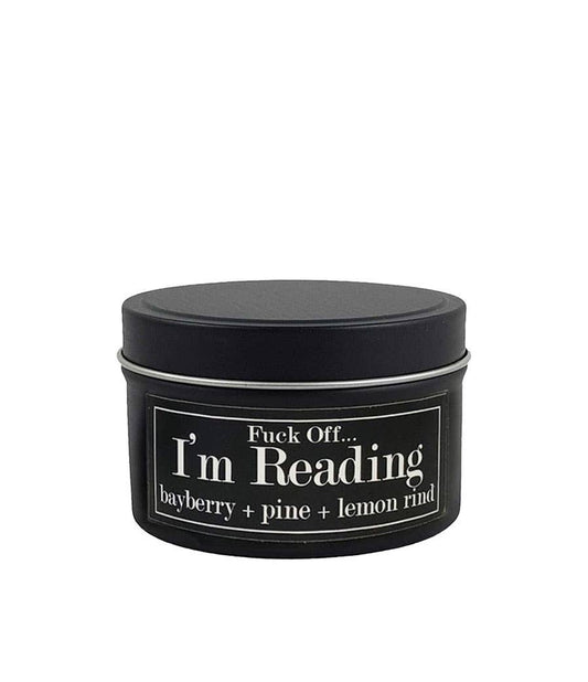 F... Off I'm Reading 4oz Candle Bayberry + Pine