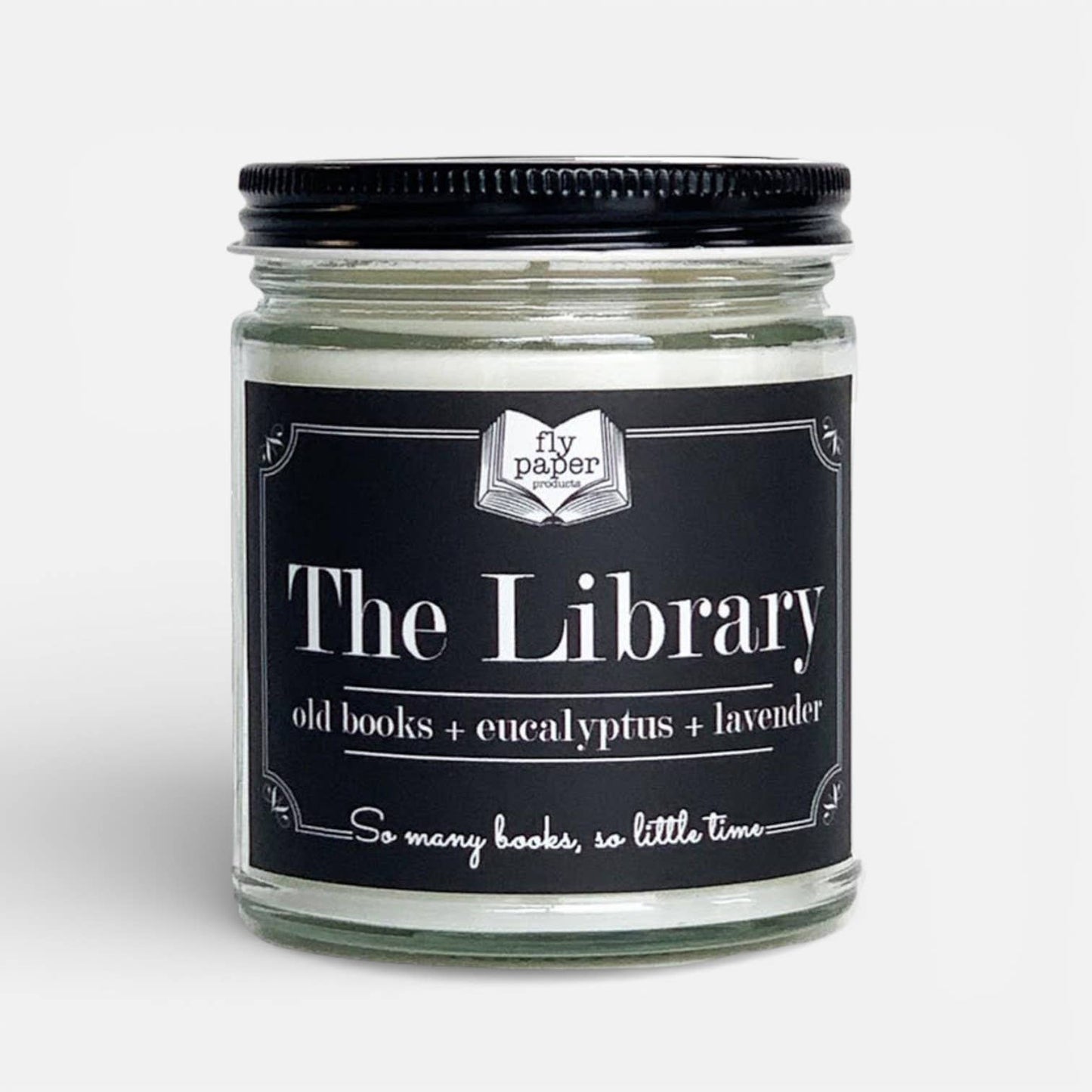 The Library 9oz Candle Old Books + Eucalyptus + Lavender