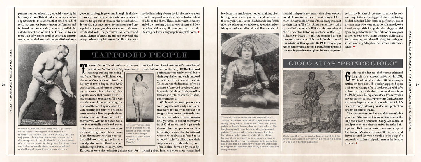 Freaks of Sideshow and Film