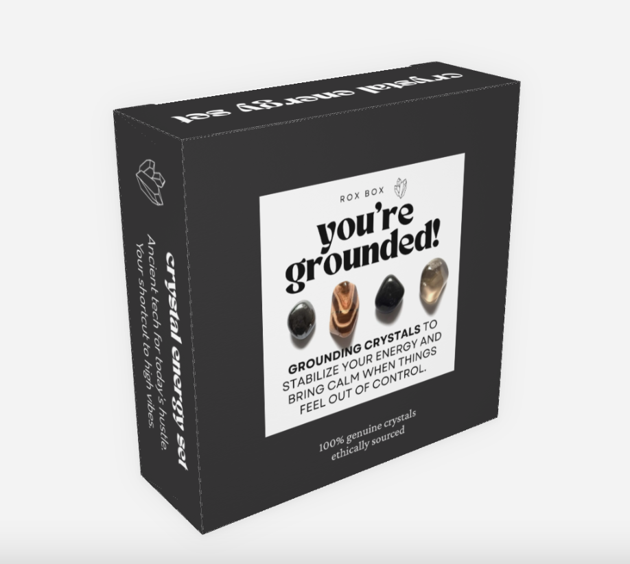 You’re grounded! - crystals for stability - cheeky gift funny gift