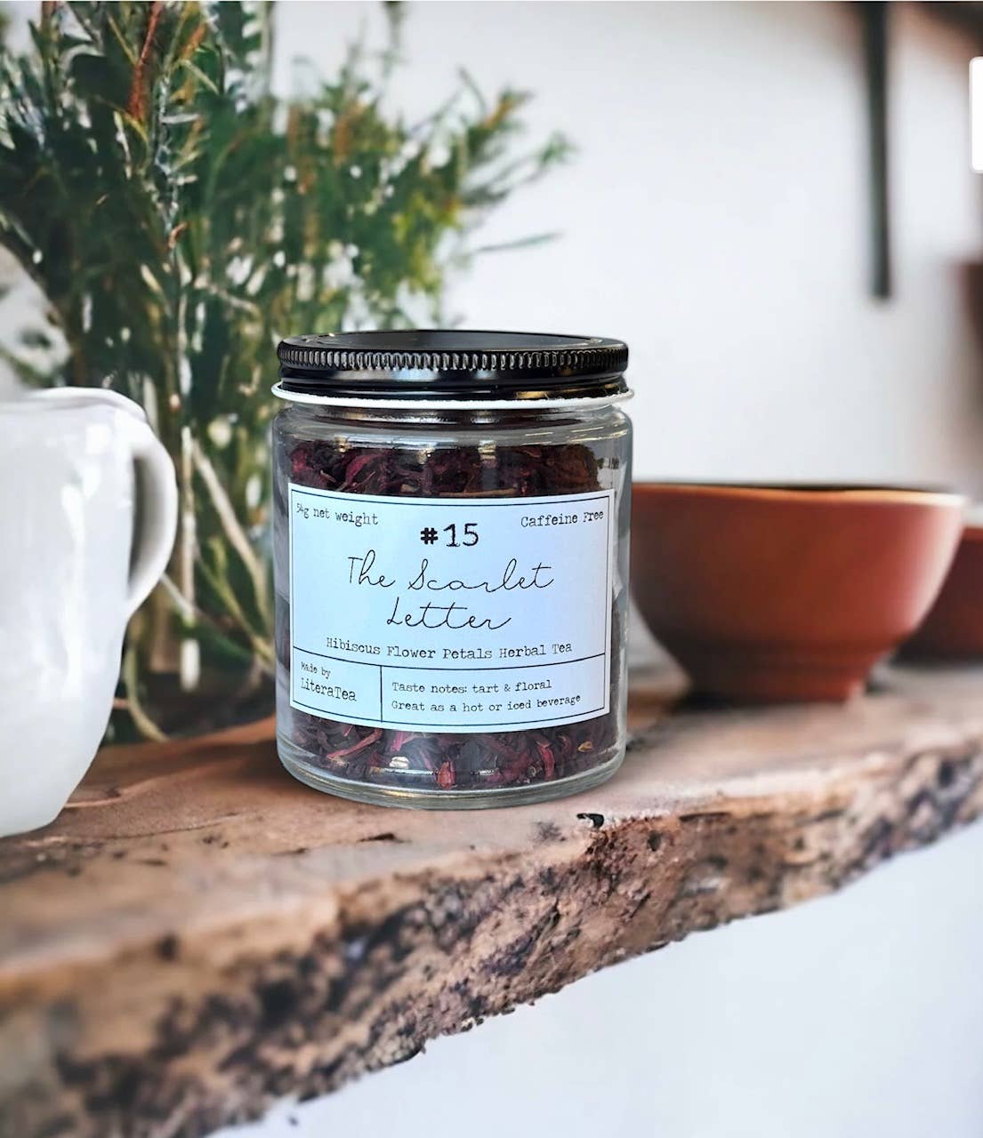The Scarlet Letter Hibiscus Flower Loose Leaf Tea