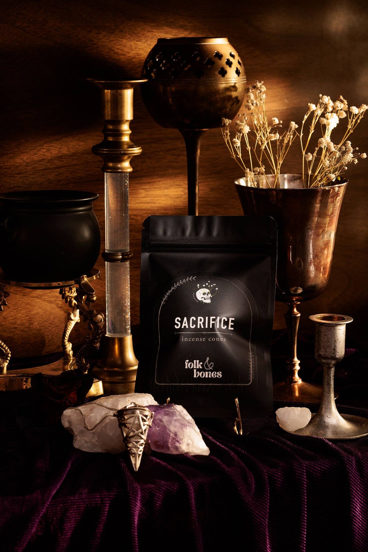 Sacrifice - Labdanum Moss Incense Cones