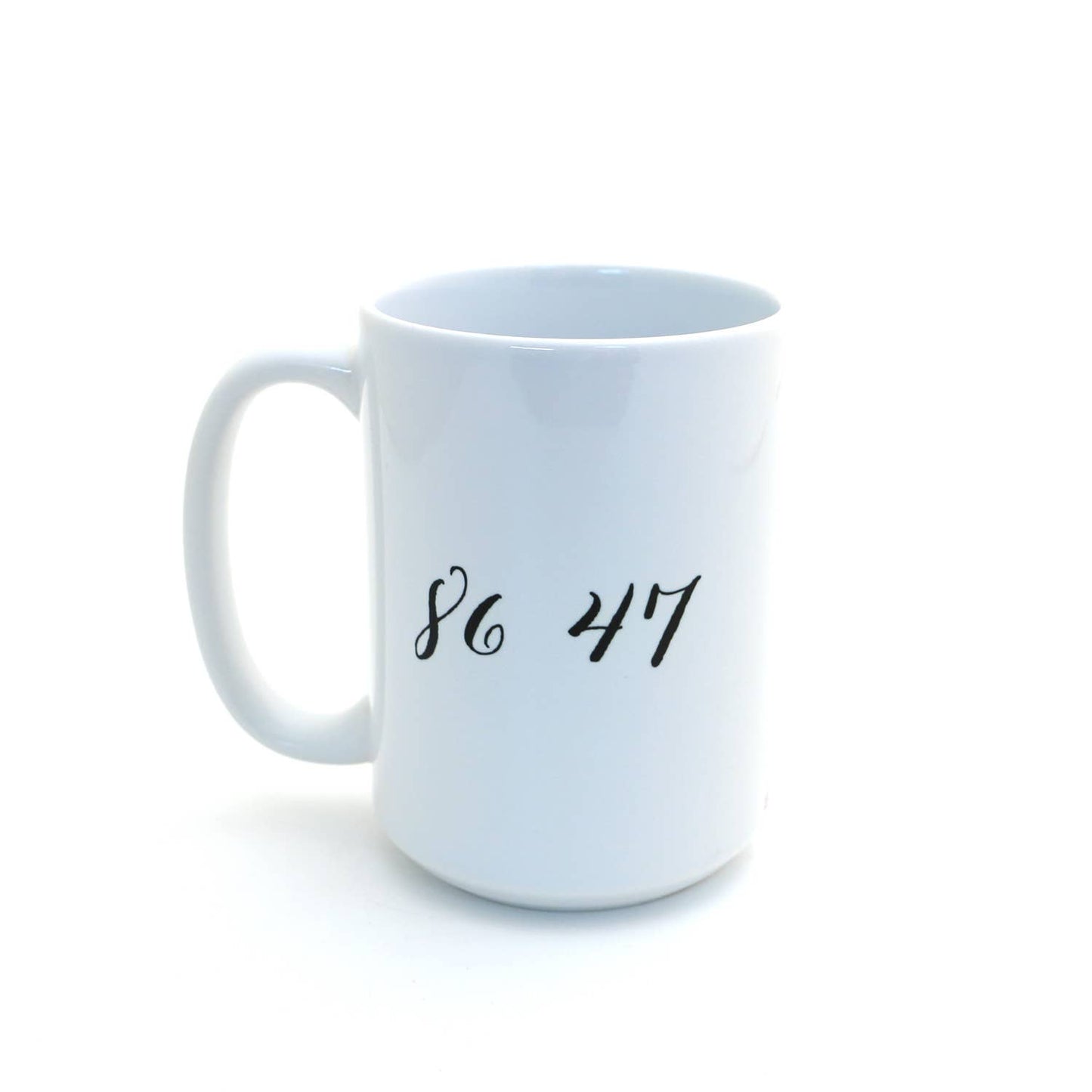 Anti Trump floral 15 oz. mug, Mature Language, Political