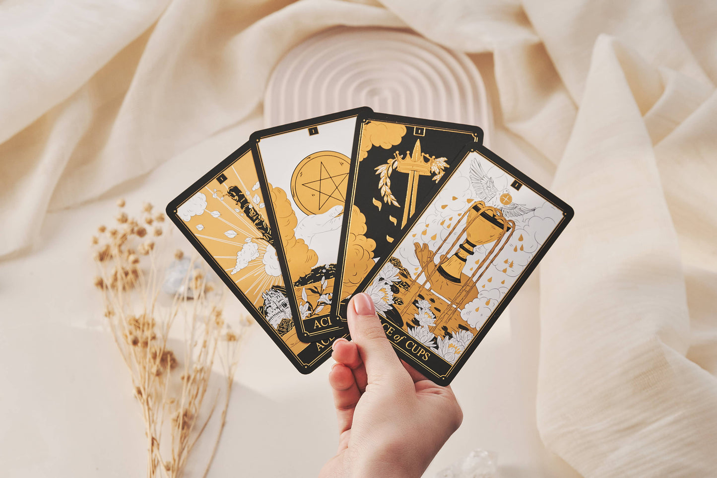 Wyspell Classic Tarot Cards - Gold Edition