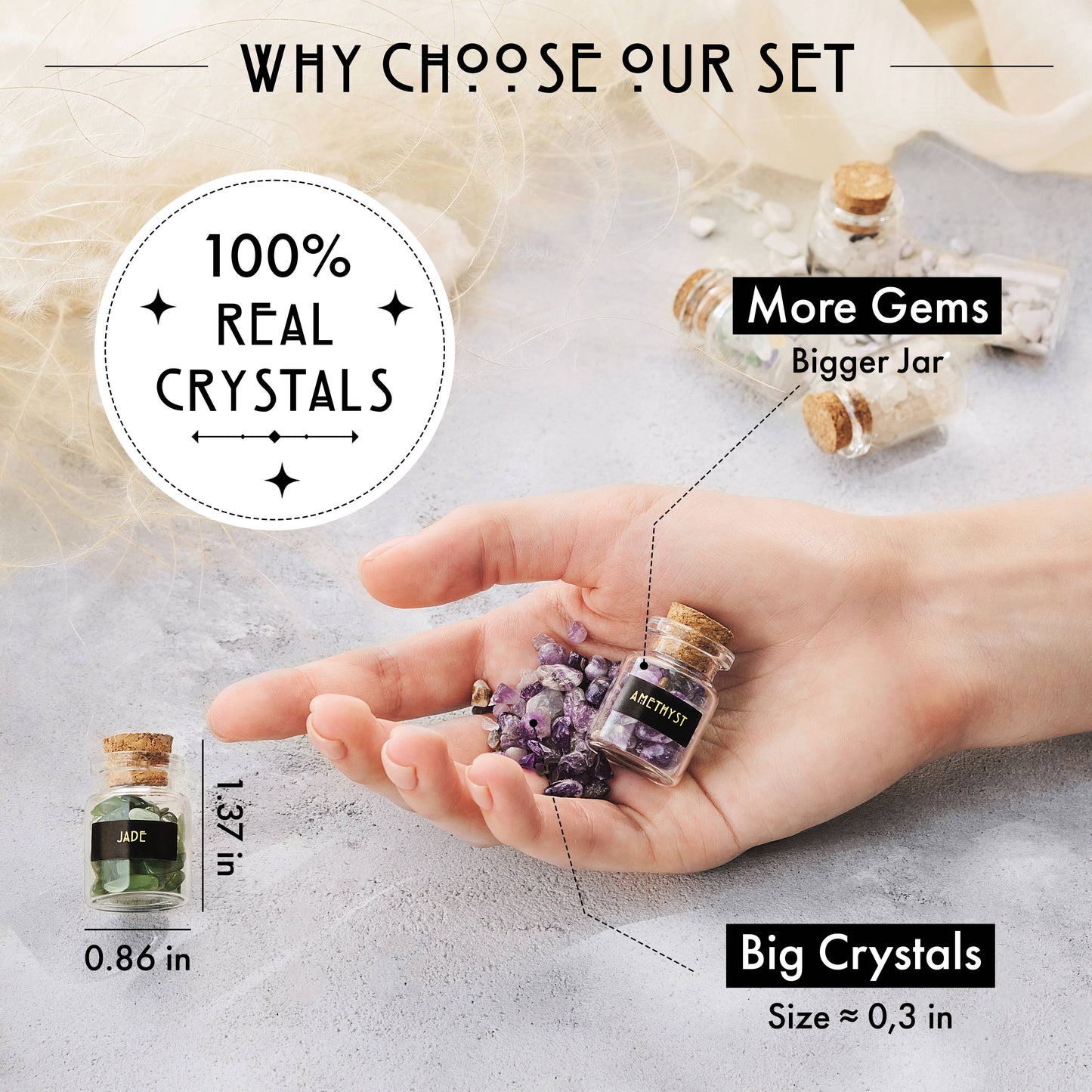 Wyspell Gemstone Kit 30 PCS