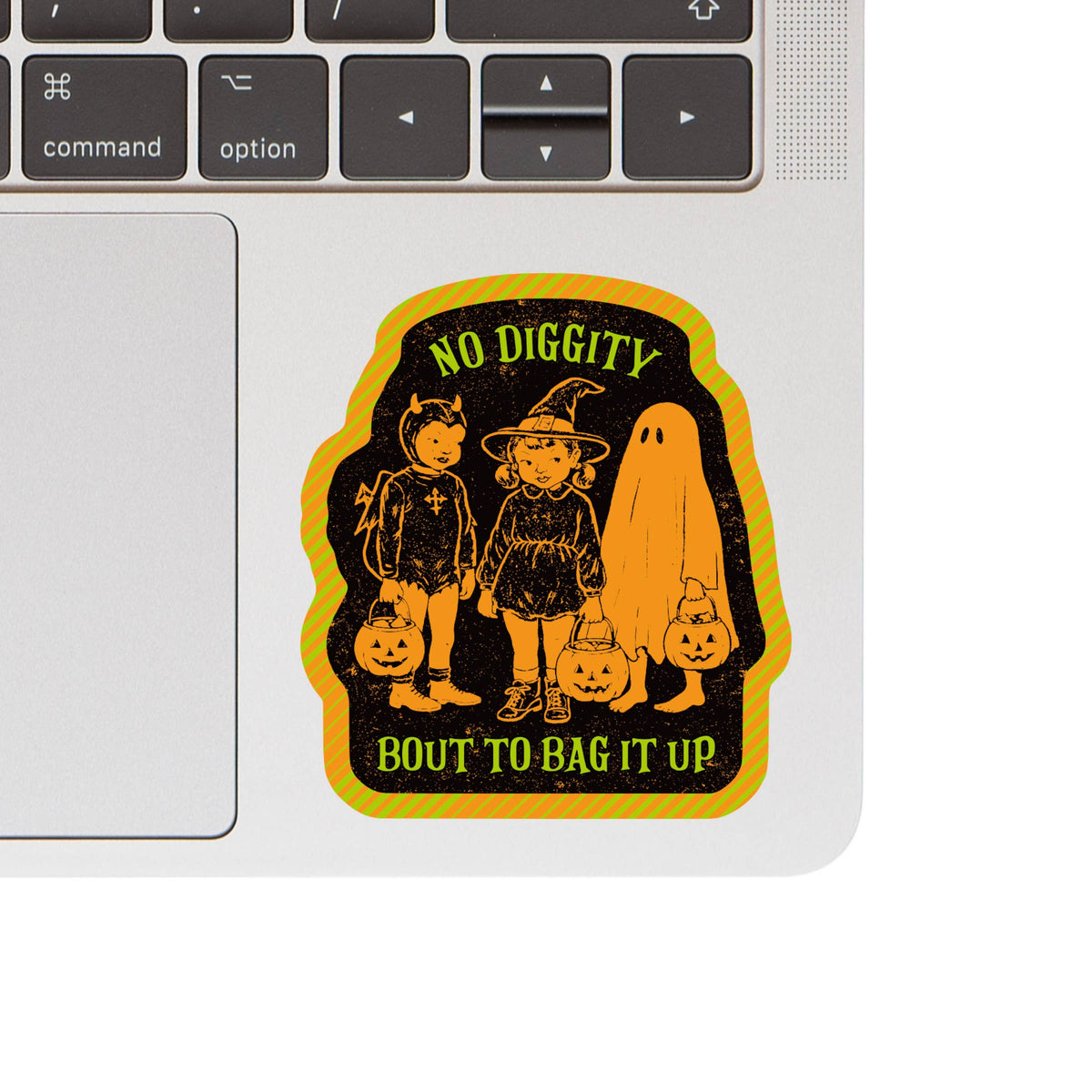 Bag It Up Halloween Humor High Quality Vinyl Sticker