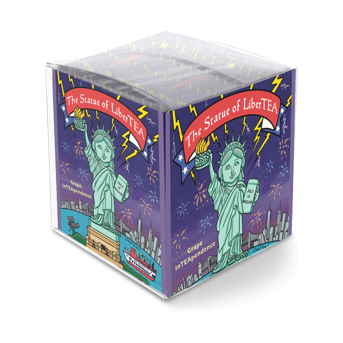 Statue of LiberTEA: Grape InTEApendnce Tea