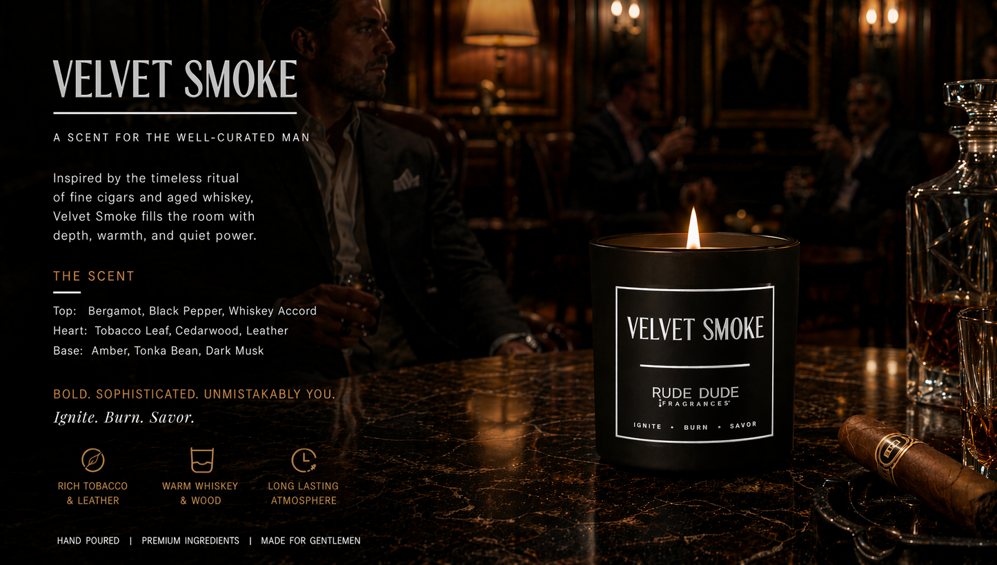 Velvet Smoke - Rude Dude 9 oz (does not include tobacco)