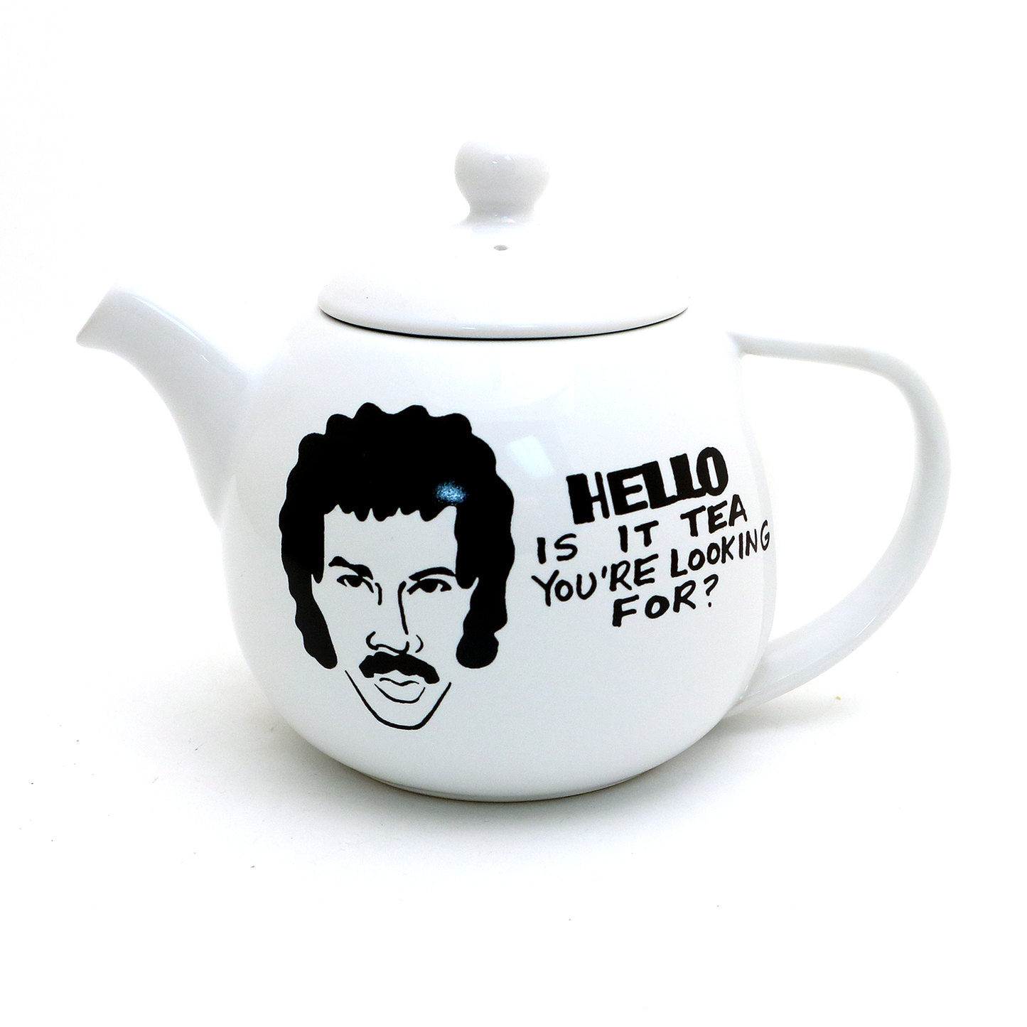 Hello is it Tea You're Looking For, Round Teapot