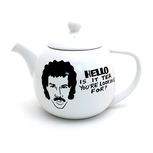 Hello is it Tea You're Looking For, Round Teapot