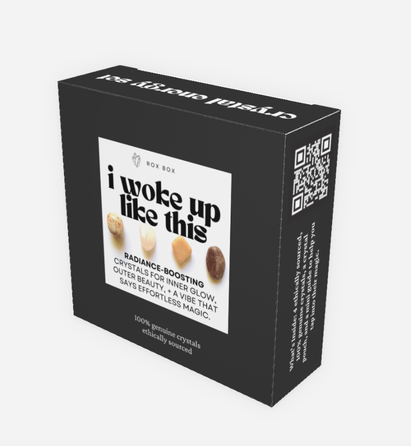 I woke up like this - crystals for beauty - cheeky gift funny gift set