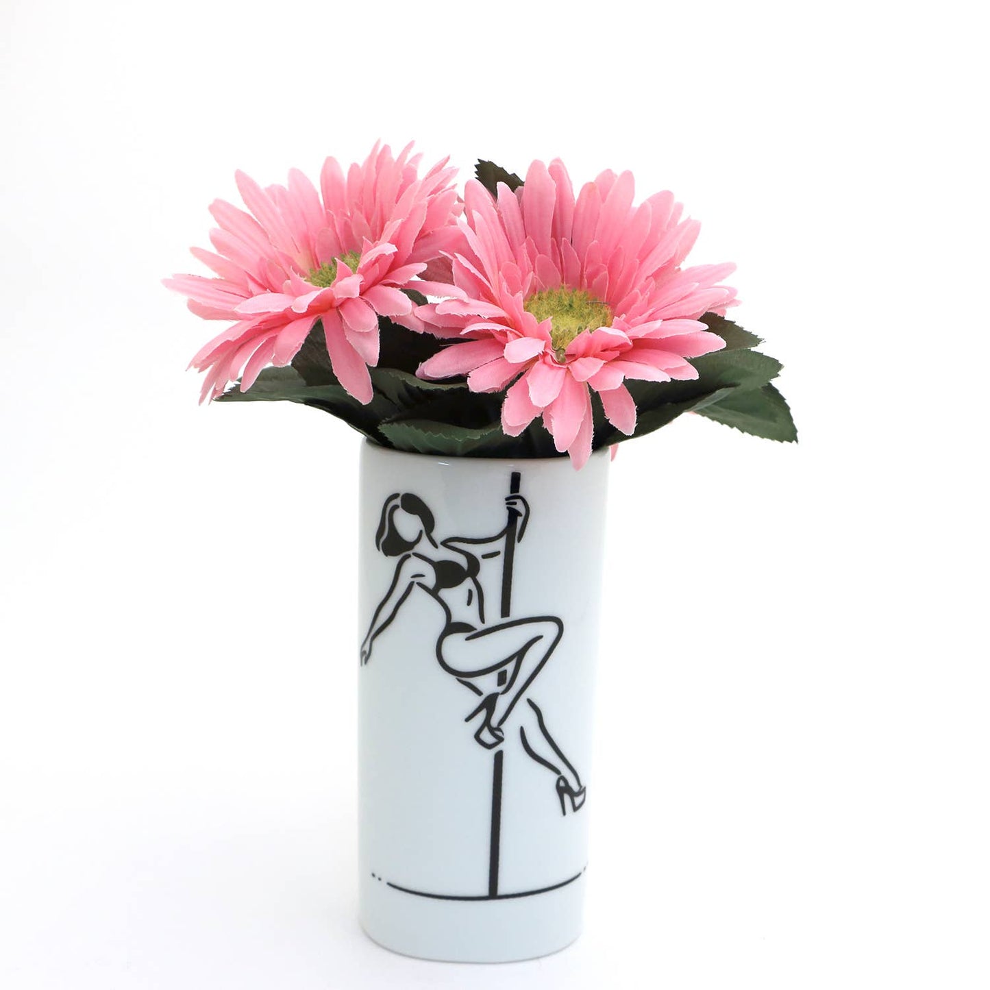 Stripper vase, Oval bud vase, 6 inches, funny gift