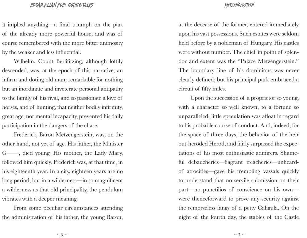 Edgar Allan Poe: Gothic Tales by Edgar Allan Poe