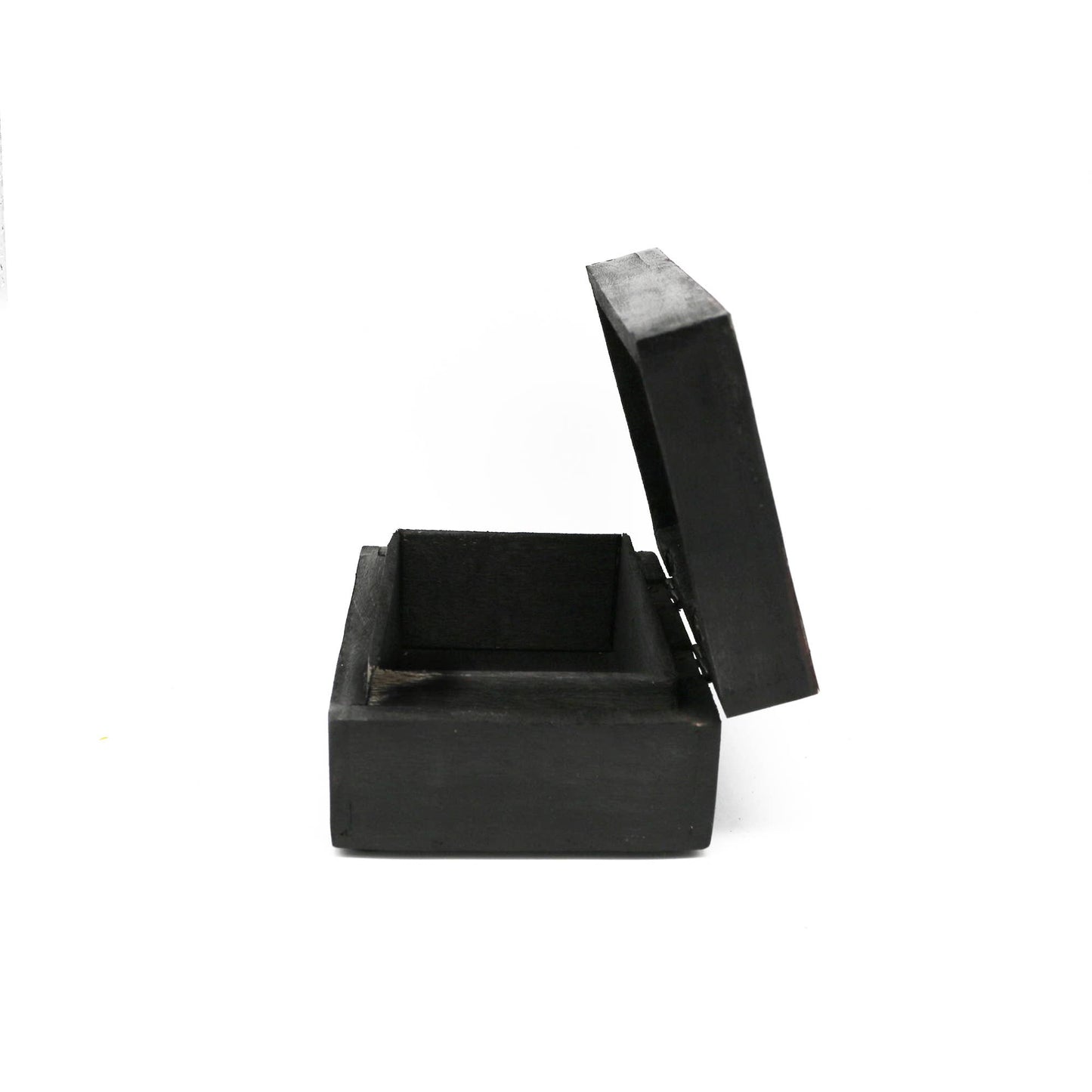 Wooden Storage Box (6 x 4 in.) - 7 Chakras (Black)