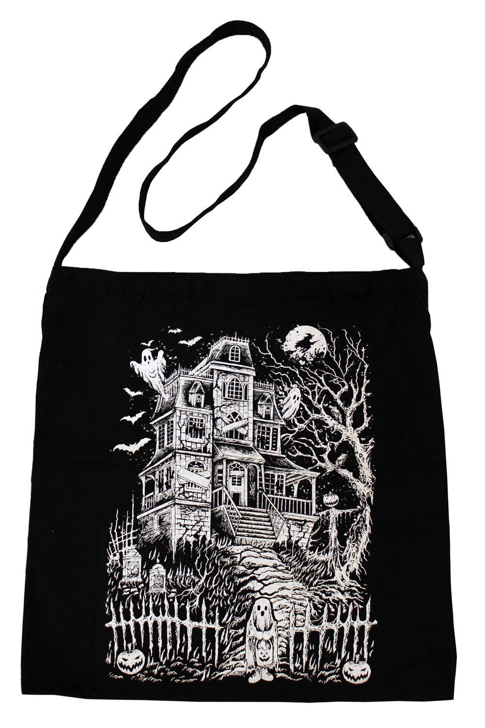 Shoulder Sling Zipper Tote Bag