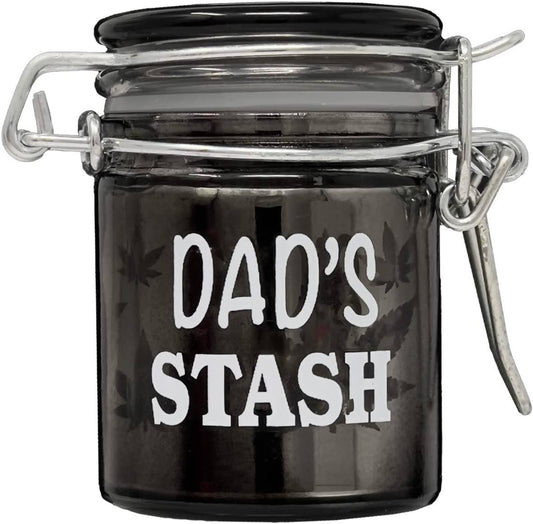 Airtight Glass Herb Mini Storage Jar-Dads Stash