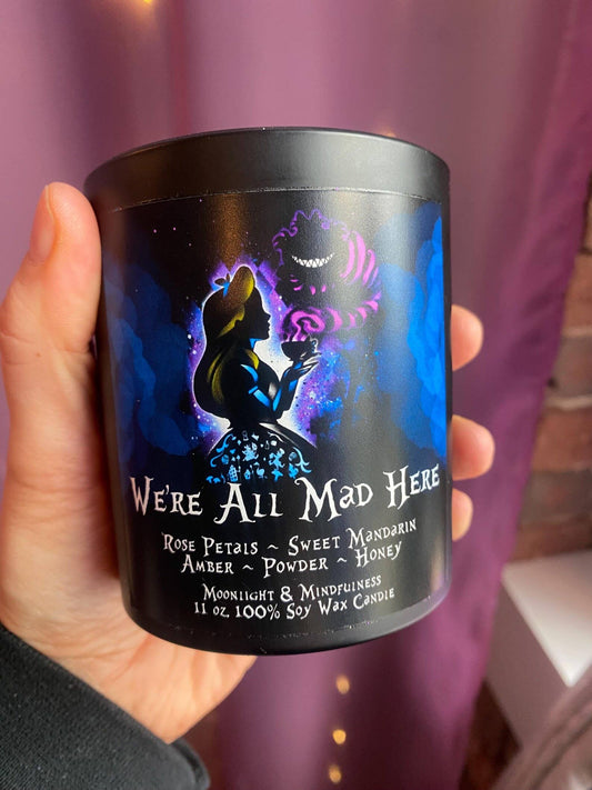 We're All Mad Here Soy Wax Crystal Candle