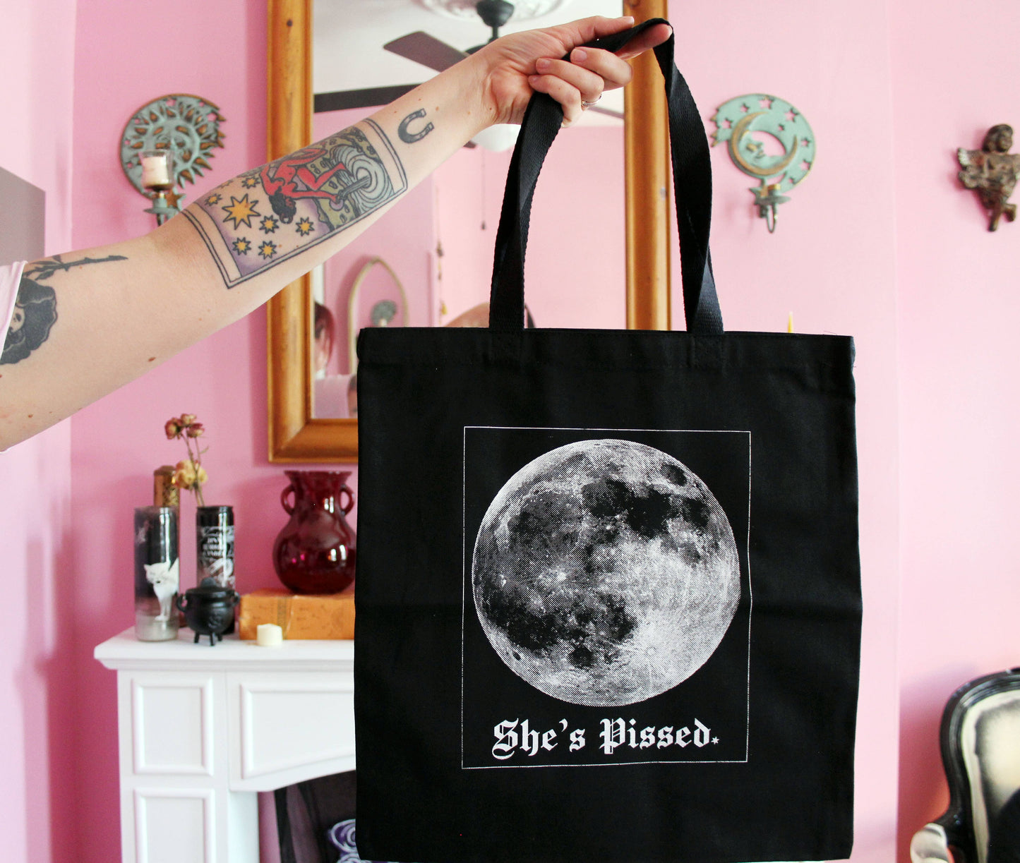 The Moon is Pissed Tote