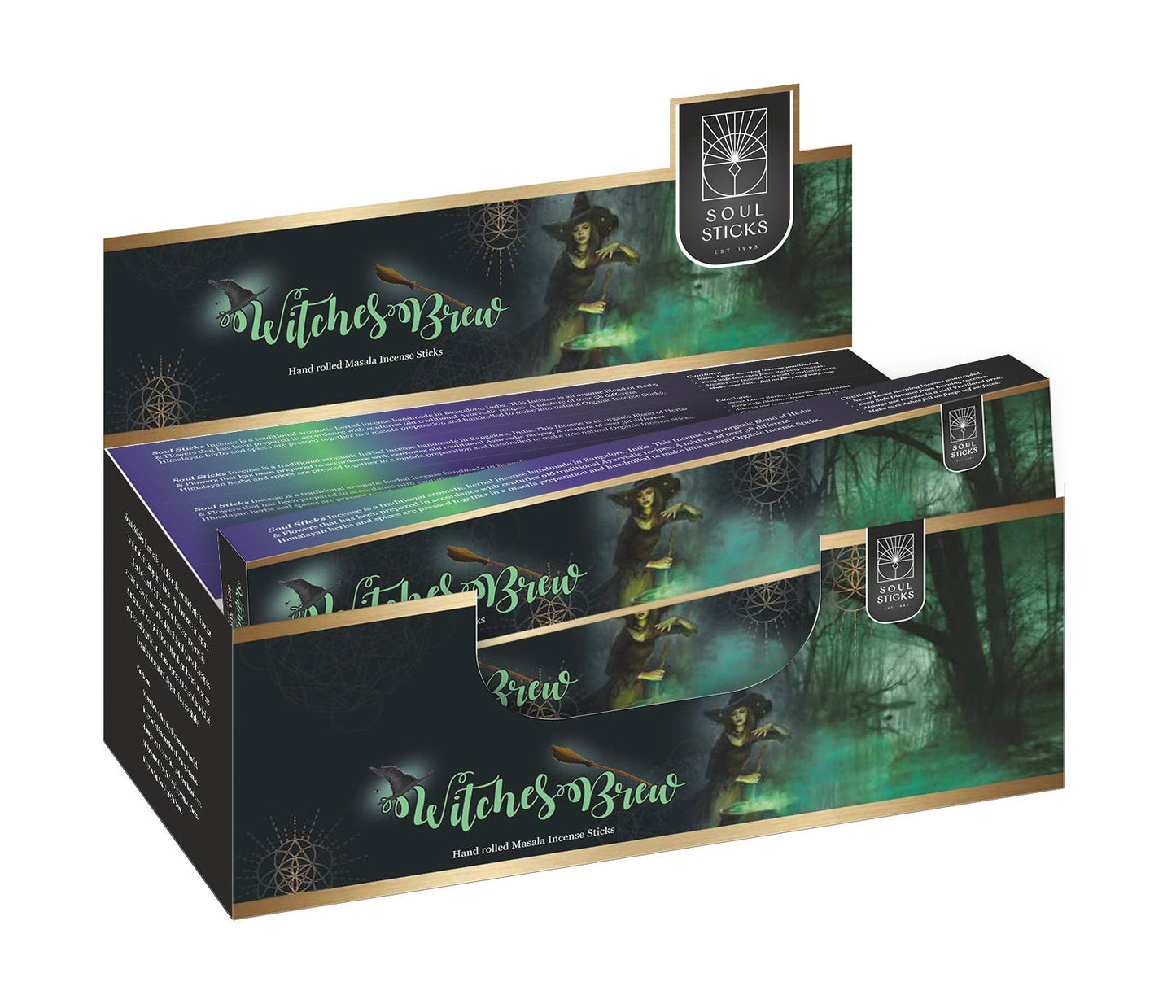 Masala Incense Sticks - Witches Brew Soul Sticks (12)