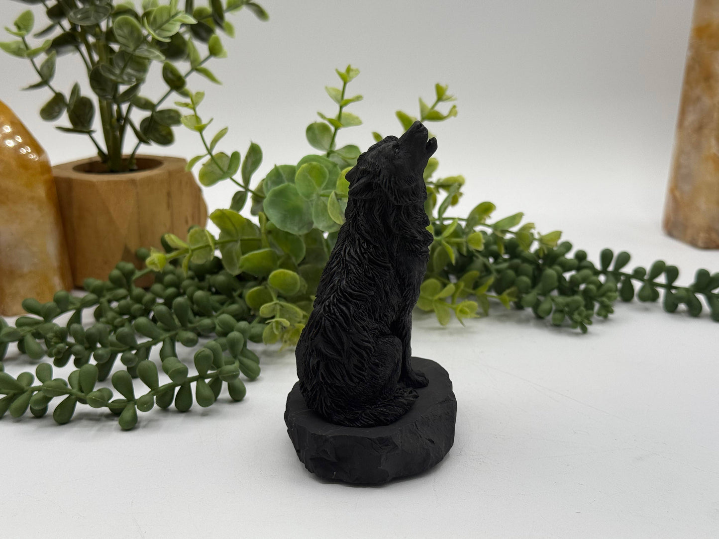 Shungite Figurine Wolf - EMF Protection