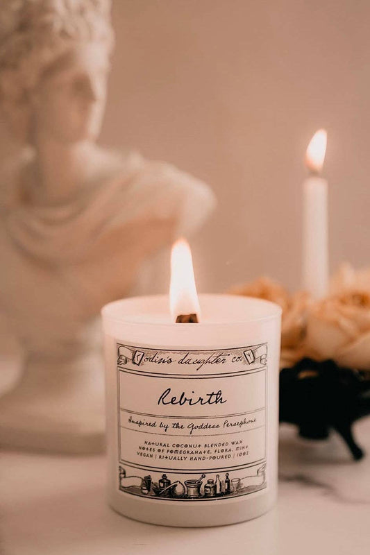 Rebirth | Greek Candle, Candle Ritual, Persephone, Odyssey