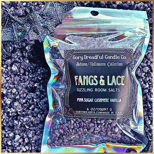 Fangs & Lace Sizzling Room Salt Crystal Potpourri
